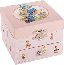 Caja Musical Infantil Barco Jeanne Lagarde - Música de Mozart - Rosa