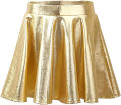 Falda Corta Plisada para Niña - Freebily