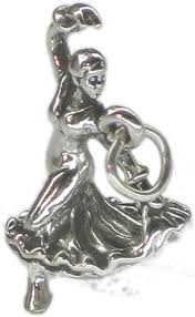 Charm Bailaora de Flamenco en Plata .925