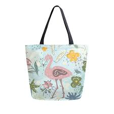 Bolsa de Lona Flamenco Floral