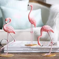 Figura Decorativa de Flamenco en Resina - Mallalah