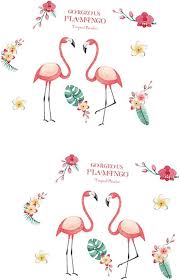 Etiquetas de Flamenco Rosado - 2 Piezas DOITOOL