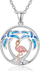 Collar de Flamenco en Plata 925 para Mujer - KINGWHYTE