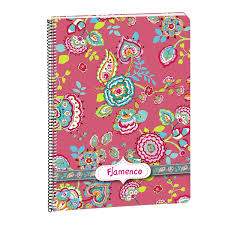 Cuaderno A4 80 Cuadrículas Flamenco - Busquets