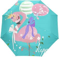 Paraguas Plegable Flamenco: Resistente al Viento