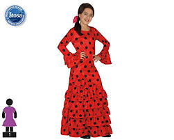 Disfraz Flamenca Infantil Atosa 3-4 Años