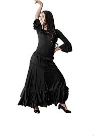 Falda Doble Volante Negra: ¡Personalízate!