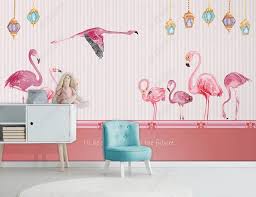 Decoración 3D Flamenco Rosa para Habitaciones Infantiles