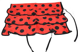 Delantal Flamenco Rojo y Negro de Aries Boutique