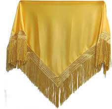 Mantón Flamenco Sevillana Liso para Niña - MUNDDY®