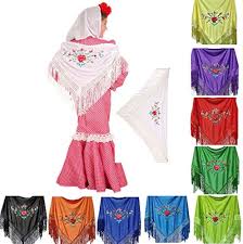 Mantón Bordado Floral para Niña MUNDDY®