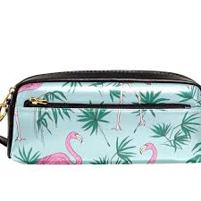 Estuche Flamenco y Hojas Verdes