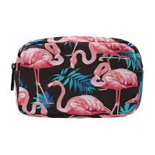 Estuche Escolar Flamenco Pájaro Hoja