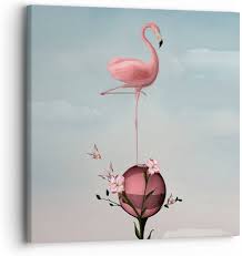 Cuadro Flamenco Floral Moderno 30x30cm