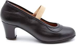 Malaca - Zapato de Baile Profesional para Niña en Piel