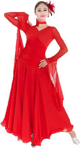 Vestido de Baile de Salón JRUIA de Manga Larga