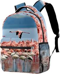 Mochila Floral de Flamenco para Estudiantes