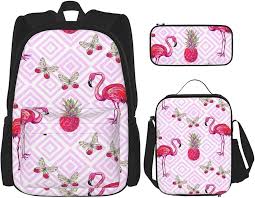 Mochila de Viaje Piña y Flamenco Rosa