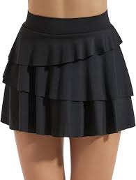 Falda Corta Retro Elástica para Mujer