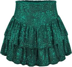 Falda Flamenca Midi Elástica para Mujer