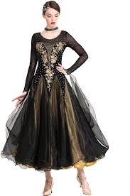 Vestido de Baile Moderno con Apliques para Mujer