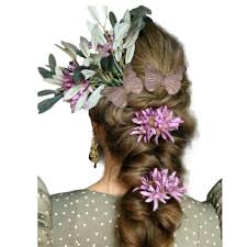 Peineta Flamenca Mariposas Rosa - Accesorios para Mujer y Niña