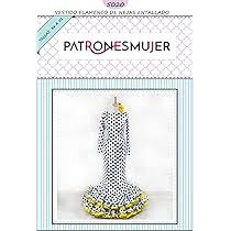 Patrón de Vestido Flamenco Nejas para Mujer