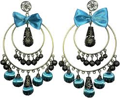 Pendientes Flamencos Originales - Lazo Azul