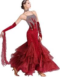 Traje de Vals ZYDSN con Tirantes